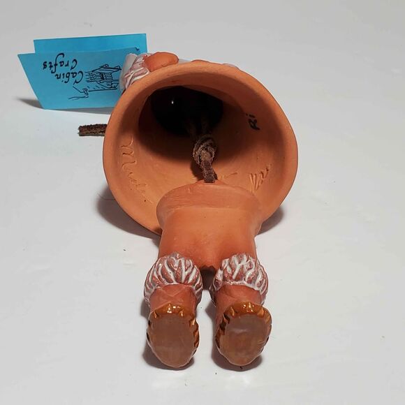 Cabin Crafts Pottery Alaska Bell Wind Chime - Picture 4 of 9